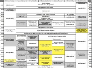 KBBF Program schedule updated July 2022