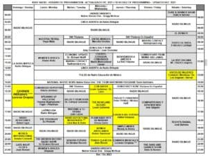 January program schedule